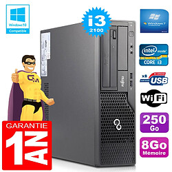 PC Fujitsu Esprimo E500 E85+ SFF Core I3-2100 RAM 8Go Disque 250 Go Wifi W7 · Occasion 