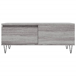 Acheter vidaXL Table basse Sonoma gris 90x50x36,5 cm Bois d'ingénierie