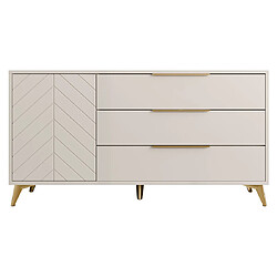 Avis Bestmobilier Boccioni - buffet bas - beige - 154 cm