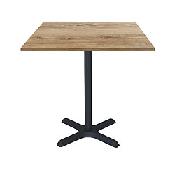 Restootab Table 70x70cm - modèle Dina chêne slovène