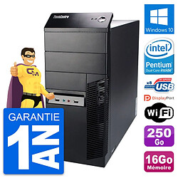 PC Tour Lenovo ThinkCentre M91p Intel G630 RAM 16Go Disque 250Go Windows 10 Wifi · Occasion 