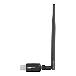 Adaptateur USB sans fil double bande Carte réseau WiFi 2.4G 5G Interface hôte AC1200Mbps USB3.0 avec antenne externe 5dBi247