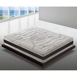 Materassi&Doghe Matelas 90X190 à mémoire de forme 11 zones différenciées 28cm de hauteur modèle Deluxe