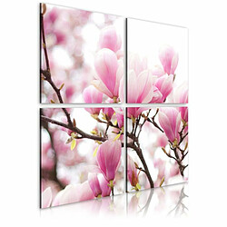 Paris Prix Tableau Imprimé Magnolia Fleurissante 80 x 80 cm 