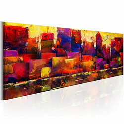 Paris Prix Tableau Imprimé Colourful City Skyline 45 x 135 cm 