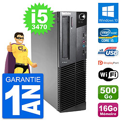 PC Lenovo ThinkCentre M82 SFF Core i5-3470 RAM 16Go Disque 500Go Windows 10 Wifi · Occasion 