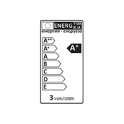 Expert Line EXPERTLINE Lot de 2 Ampoules LED E14 flamme 3 W équivalent a 25 W blanc chaud