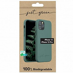 Acheter JUST GREEN Coque pour Apple iPhone 12 / 12 Pro Natura Antichoc et Anti-rayures Vert