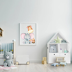 Mobili Rebecca Bibliothèque Pour Enfants Coffre À Jouets En Bois Blanc 3 Etageres 2 Tiroirs Chambre