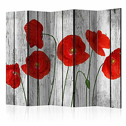 Paris Prix Paravent 5 Volets Tale of Red Poppies 172x225cm