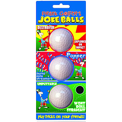 Balles de Golf PRANK Surprise Joke Balls Farce et Attrape