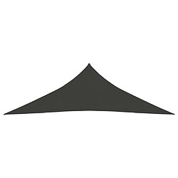 Maison Chic Voile d'ombrage | Voile de parasol | Toile d'ombrage 160 g/m² Anthracite 3x3x3 m PEHD -MN93037