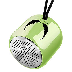 Yonis Mini Enceinte Bluetooth Subwoofer Portable Corps Aluminium Son Purer Super Bass Mini Enceinte Bluetooth 5.0 Subwoofer Portable Ultra Puissante Corps Aluminium Musique Haute Fidélité Vert YONIS