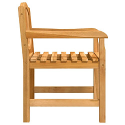 Maison Chic Lot de 4 Chaises de jardin,Fauteuil d'extérieur 58x59x88 cm bois de teck solide -MN39073 pas cher