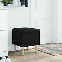 Avis Maison Chic Banc de rangement | Meuble de rangement d'Entrée | Coffres d'Intérieur noir 42x42x46 cm bois d'ingénierie -MN65677