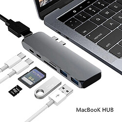 Acheter Universal Hub Dual USB Type C Lecteur multibornes 4K HDMI pour Apple Notebook Pro