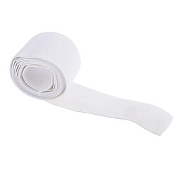 1 mètre 30mm élastique spandex satin bande cheveux cravates accessoires blanc