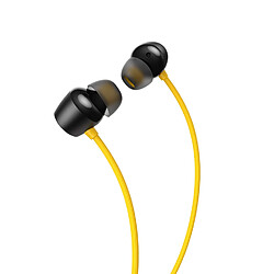 Universal Élimination active du bruit jusqu'à 35 dB Bluetooth 5.0 Casque sans fil 13,6 mm Bass Boost Driver(Jaune)