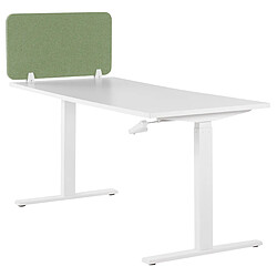 Beliani Séparateur de bureau vert 72 x 40 cm WALLY pas cher