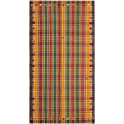 Vidal Tapis de laine 236x122 rouge Jajim