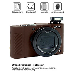 Acheter Wewoo Étui de protection en silicone souple pour Panasonic Lumix LX10 café