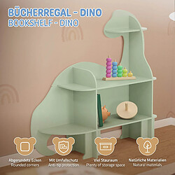 Joyz Étagère murale à livres pour enfants 3 niveaux meuble dinosaure rangement