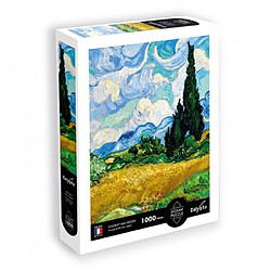 SentoSphère Puzzle Vincent Van Gogh - 1000 pieces - champ de ble avec cypres 