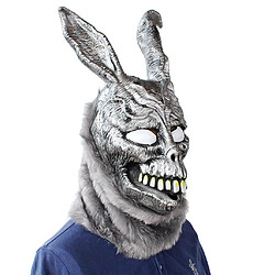 Masque de lapin Donnie Darko FRANK Halloween le lapin capuche en Latex avec masque de fourrure