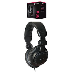 Prodipe Casque SONO Audio Studio Professionnel PRO 580 NOIR, Casque Filaire 3.5mm + Adaptateur 6.35mm, Casque de Monitoring, Son Parfait 