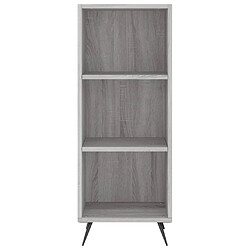 Acheter vidaXL Buffet haut Sonoma gris 34,5x32,5x180 cm Bois d'ingénierie