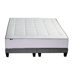 Avis Idliterie Ensemble matelas Ressorts 7 zones H30cm + sommier PALACIO FABRICATION FRANCAISE