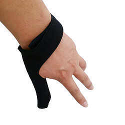 Universal Bowling Thumb Saver Finger Grip Protector Replacement Black