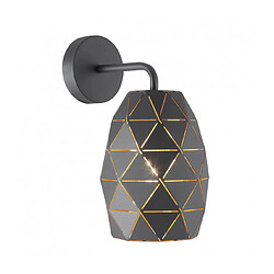 Luminaire Center Applique murale moderne Harley Champagne doré graphite Coloris : Champagne doré graphite Coloris de l'abat jour : Champagne doré graphite Matèriau : acier IP : 20 Nombre d'ampoules : 1 Type d'ampoule : E27 Puissan