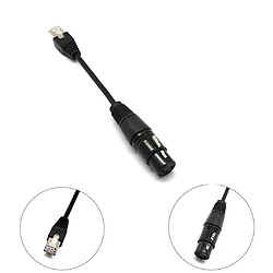 XLR 3 Pin Femêlle À RJ45 Mâle Convertisseur Câble pas cher