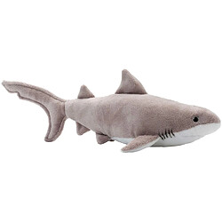 WWF peluche grand Requin Blanc de 33 cm gris blanc