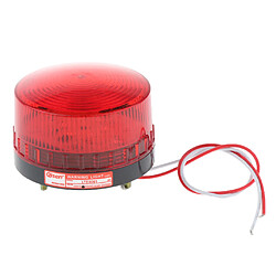 24v toujours allumé voyant rond lampe de l'atelier de l'industrie de balise de signalisation rouge