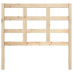 Avis Maison Chic Tête de lit scandinave pour lit adulte,Meuble de chambre 105,5x4x100 cm Bois massif de pin -MN22757