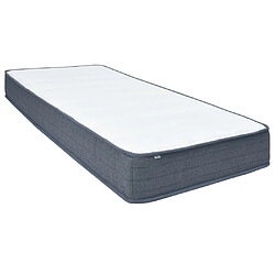 vidaXL Matelas de sommier à lattes 190x90x20 cm tissu 