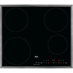 AEG IKB6430AMB Table de Cuisson 7400W 240V Câble Electrique Autoportante Acier Inoxydable Noir