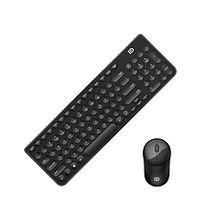 YP Select Clavier et souris sans fil Set Laptop Desktop General Mute Keyboard Mouse - Noir