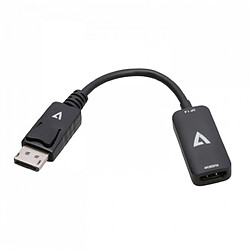 Adaptateur DisplayPort vers HDMI V7 V7DPHDMIACTV Noir 4K Ultra HD