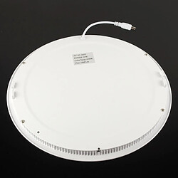 Wewoo Dalle LED blanc 25W SMD 2835 chaud ronde, flux lumineux: 1848lm, diamètre: 29,6 cm