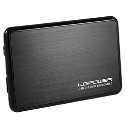 LC-POWER Boitier externe USB3.0 pour disque dur 2.5'' ALU Noir