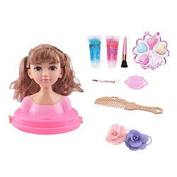 Mode Cheveux Styling Poupées Tête Play Set Enfants Childs Jouet Beauté Fille Cadeau D pas cher