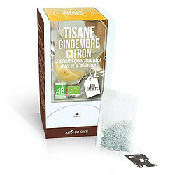 Aromandise Tisane gingembre et citron biologique - 20 sachets