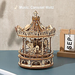 Acheter Universal Carrousel romantique puzzle jeux boîte à musique enfants @ @ @