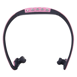 Wewoo Casque Bluetooth Sport rose pour les smartphone et iPad ordinateur portable MP3 ou d'autres périphériques audio imperméable à l'eau sans fil stéréo sans écouteurs intra-auriculaires casque,