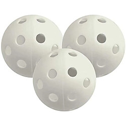 Airflow Ball, Balles d'entrainement au golf pour le jardin 6 Balles Blanches 