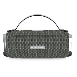 Wewoo Enceinte Bluetooth étanche gris Mini Portable Sans Fil Haut-Parleur, Micro Intégré, Soutien AUX / Main Appel Gratuit / FM / TF