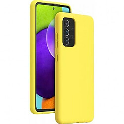 BigBen Connected Coque pour Galaxy A52/A52s Rigide en Silicone Soft Touch Jaune